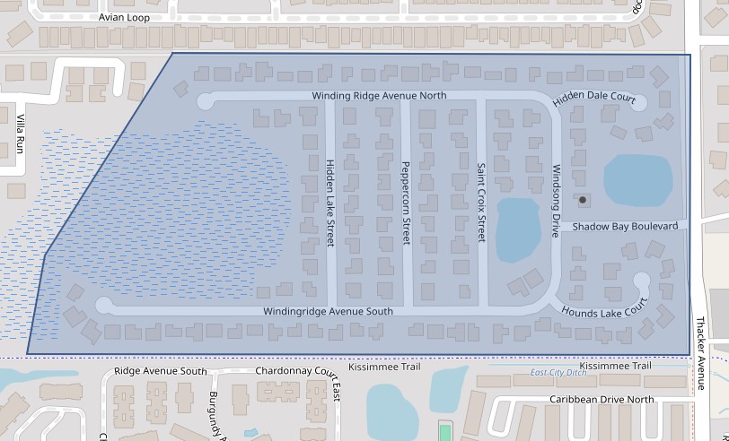 Customers in the shaded area are included in the Precautionary Boil Water Advisory
