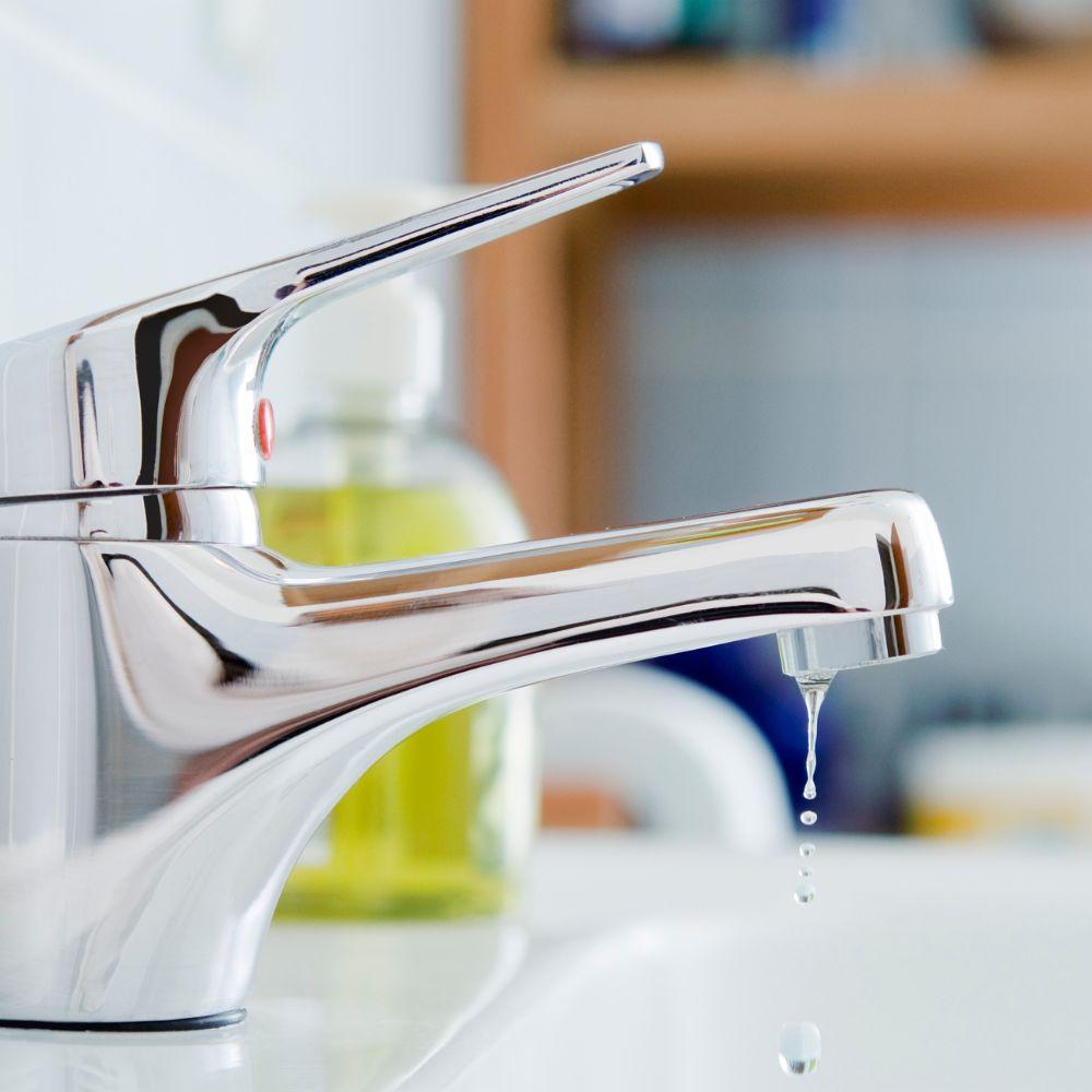 Image of leaking faucet.